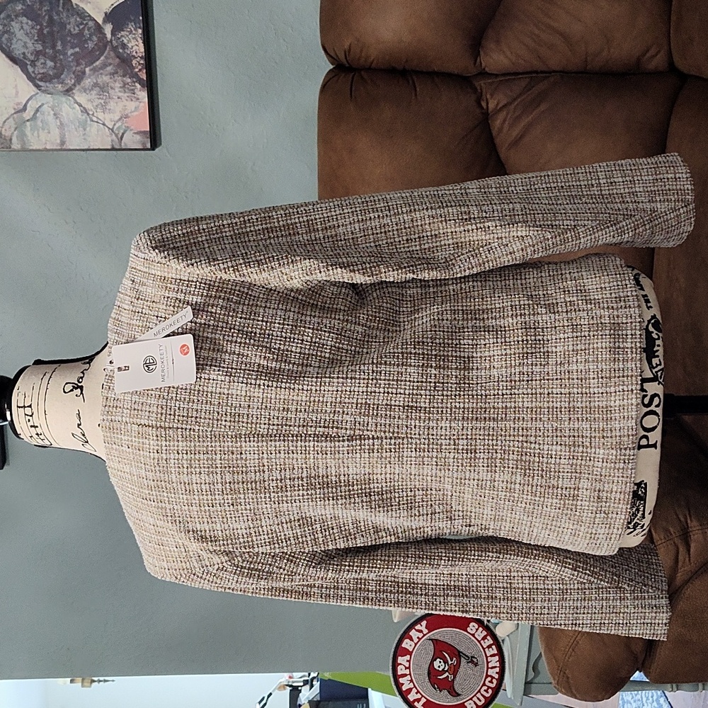 Merokeety Tweed Button-Up Jacket - Picture 3 of 3